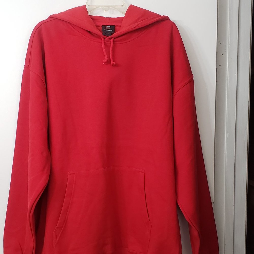 Beimar Mens Hoodie Red Multiple Sizes NWOT